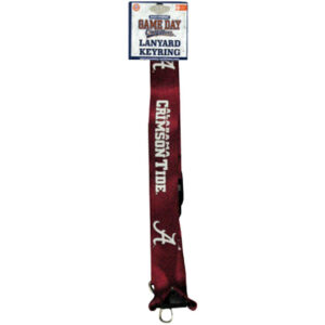 ALABAMA CRIMSON TIDE KEYCHAIN LANYARD