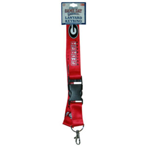 GEORGIA BULLDOGS KEYCHAIN LANYARD