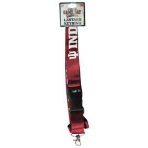 INDIANA HOOSIERS KEYCHAIN LANYARD