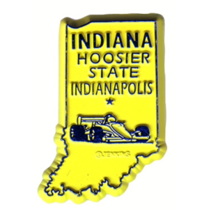 INDIANA MAGNET 2D 50 STATE YELLOW