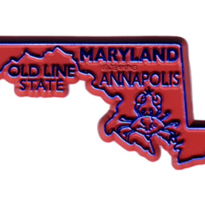MARYLAND MAGNET 2D 50 STATE RED