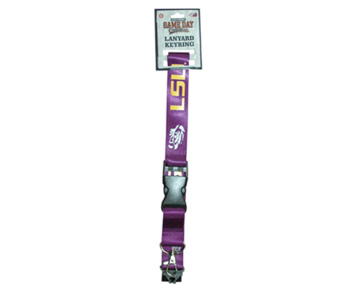 LSU TIGERS KEYCHAIN LANYARD