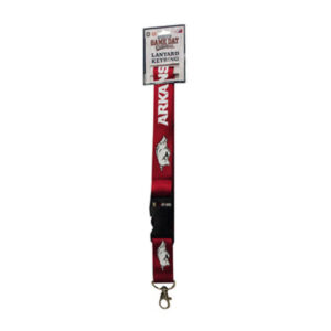ARKANSAS RAZORBACKS KEYCHAIN LANYARD