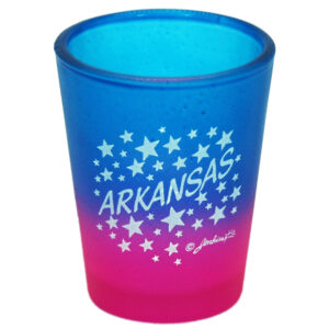 ARKANSAS SHOTGLASS MULTICOLOR STARS