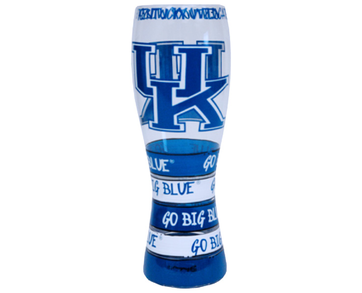KENTUCKY WILDCATS PILSNER GLASS