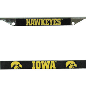 IOWA HAWKEYES CAR TAG FRAME METAL