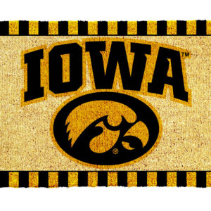 IOWA HAWKEYES DOOR MAT