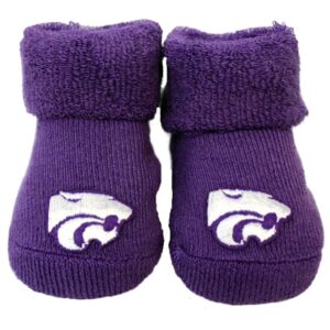 KANSAS STATE WILDCATS INFANT BOOTIES COLOR