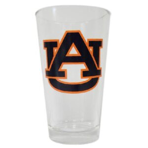 AUBURN TIGERS PINT GLASS LOGO