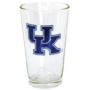 KENTUCKY WILDCATS PINT GLASS LOGO