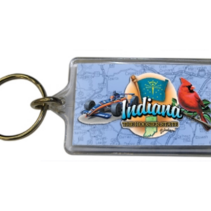 INDIANA KEYCHAIN LUCITE ELEMENTS