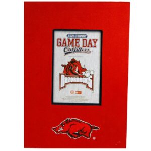 ARKANSAS RAZORBACKS FRAME SUEDE RED