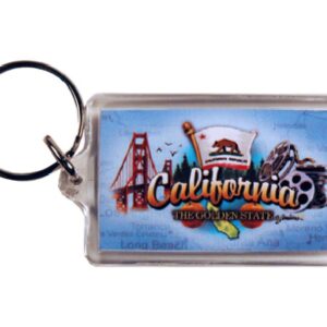 CALIFORNIA KEYCHAIN LUCITE ELEMENTS