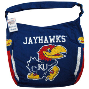 KANSAS JAYHAWKS LADIES PURSE ATHLETIC MESH