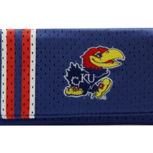 KANSAS JAYHAWKS LADIES WALLET ATHLETIC MESH