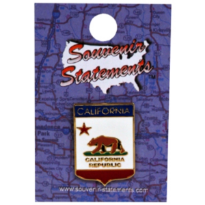 CALIFORNIA LAPEL PIN SHIELD