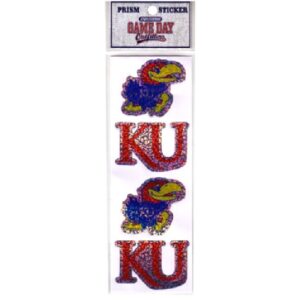 KANSAS JAYHAWKS STICKER PRISM