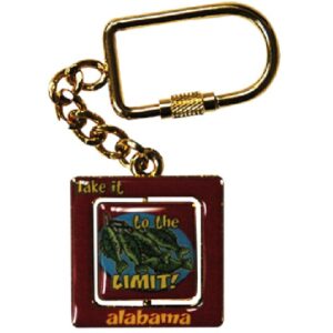 ALABAMA KEYCHAIN SPINNER TAKE IT TO THE LIMIT