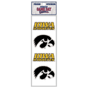IOWA HAWKEYES STICKER PRISM