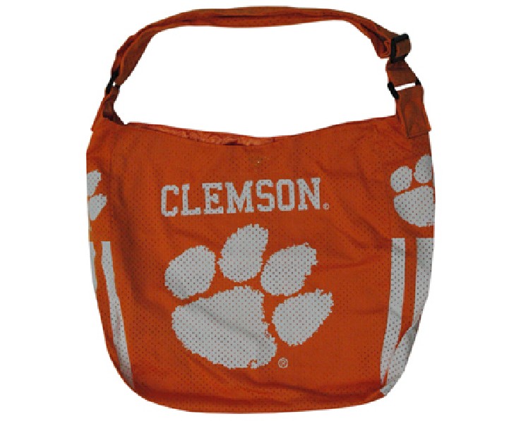 CLEMSON TIGERS LADIES PURSE ATHLETIC MESH