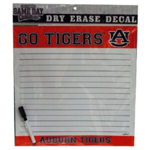 AUBURN TIGERS STICKER WALL DRY ERASURE & PEN
