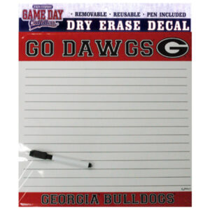 GEORGIA BULLDOGS STICKER WALL DRY ERASURE & PEN