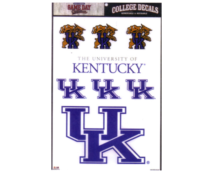 KENTUCKY WILDCATS STICKER PAGE