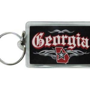 GEORGIA KEYCHAIN LUCITE ROCK N ROLL