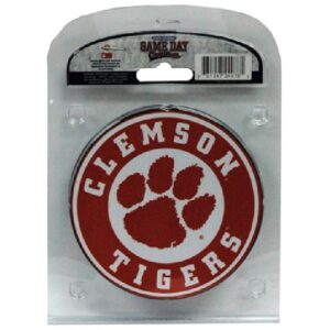 CLEMSON TIGERS COASTER SET