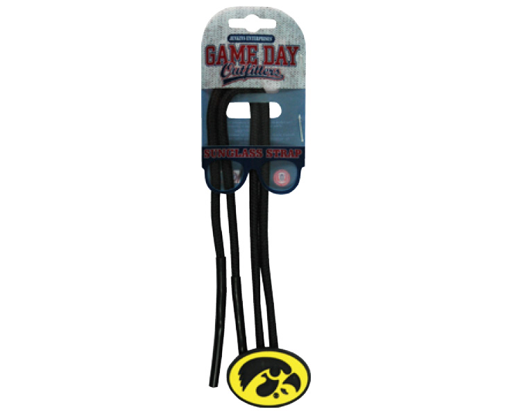 IOWA HAWKEYES EYEGLASS HOLDER PVC SLIDER