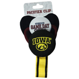 IOWA HAWKEYES INFANT PACIFIER CLIP