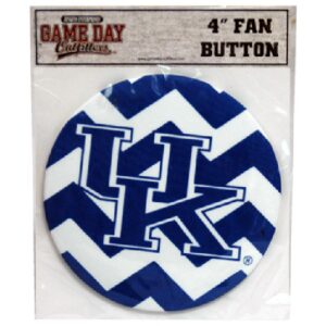 KENTUCKY WILDCATS BUTTON 4 INCH FABRIC
