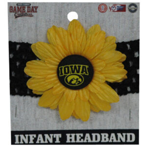 IOWA HAWKEYES INFANT HEADBAND KNITTED