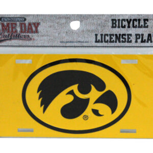 IOWA HAWKEYES BICYCLE TAG