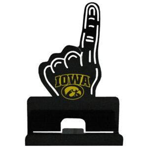 IOWA HAWKEYES CARD HOLDER METAL