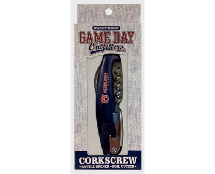 AUBURN TIGERS DRINKWARE WINE CORK SCREW