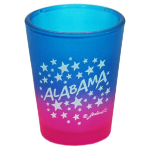 ALABAMA SHOTGLASS MULTI COLOR STARS