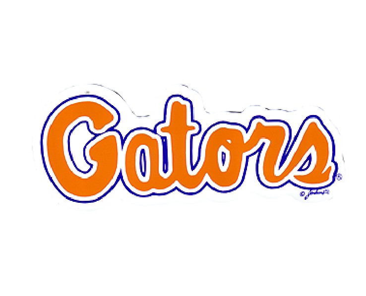 FLORIDA GATORS CAR MAGNET GATORS SMALL