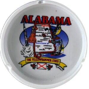 ALABAMA ASHTRAY STATE MAP