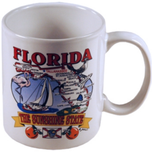 FLORIDA MUG STATE MAP