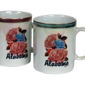 ALABAMA MUG PEARLIZED FLORAL