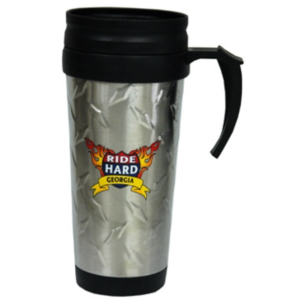GEORGIA MUG TRAVEL DIAMOND PLATE