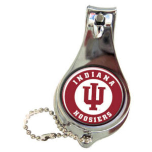 INDIANA HOOSIERS KEYCHAIN NAILCLIPPER BULLSEYE