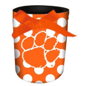 CLEMSON TIGERS KOOLIE (FOAM) POLKA DOT
