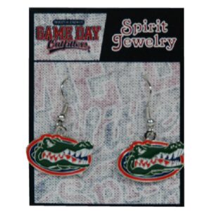 FLORIDA GATORS EARRINGS COLOR FILL
