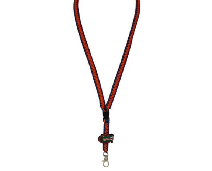 FLORIDA GATORS KEYCHAIN LANYARD WOVEN