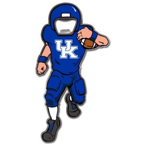 KENTUCKY WILDCATS BOTTLE OPENER MAGNET METAL PLAYER
