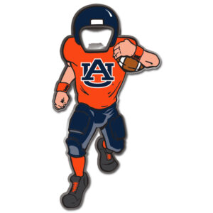 AUBURN TIGERS BOTTLE OPENER MAGNET METAL PLAYER