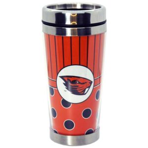 OREGON STATE BEAVERS MUG TRAVEL POLKA DOT