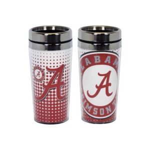 ALABAMA CRIMSON TIDE MUG TRAVEL DOT PATTERN